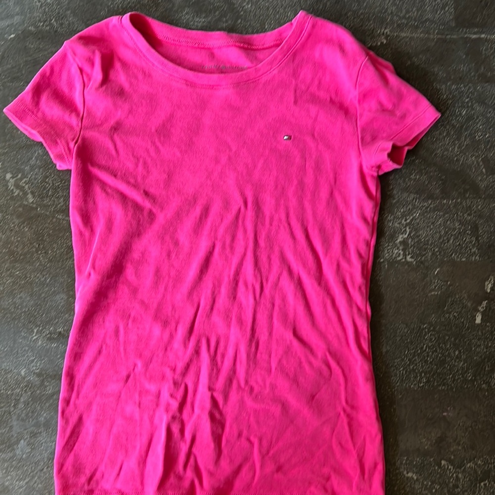 Tommy Hilfiger pink tee